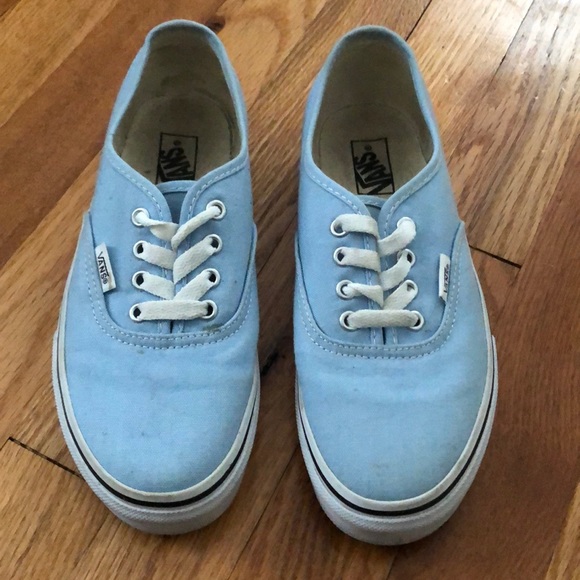 vans shoes light blue
